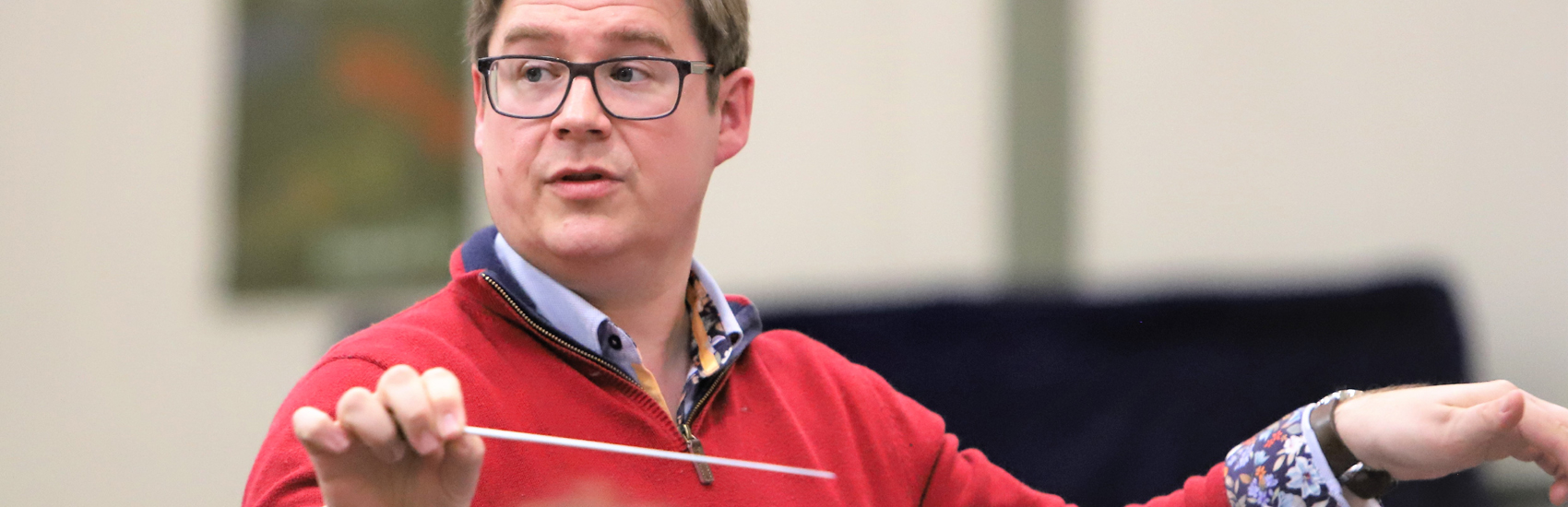 David Pearce - Conductor of Louth Wind Orchestra