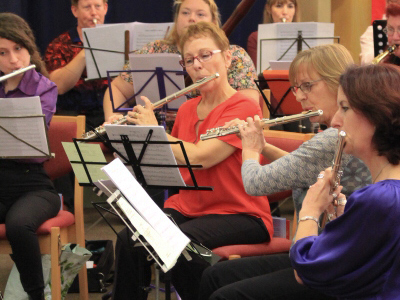Louth Wind Orchestra flutes