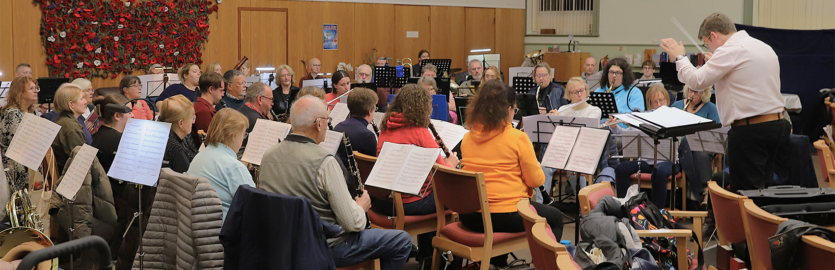 David Pearce - Conductor of Louth Wind Orchestra