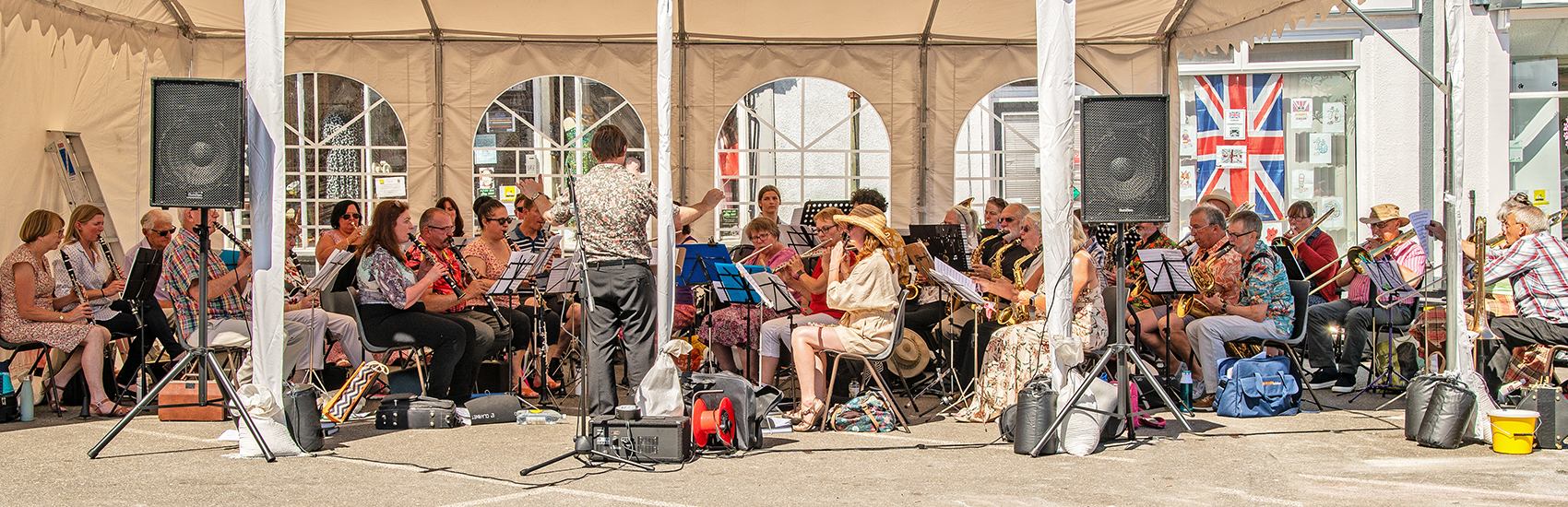Louth Wind Orchestra performing at Alford Arts Festival