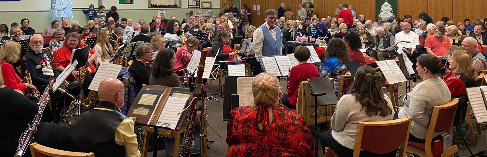 Louth Wind Orchestra performing at Louth Methodist Church